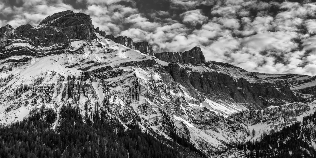 The north face of the Schluchhorn extending towards the Sanetschhorn. Both part of the Diablerets massif. Schluchhorn North Face - Copyright Johan Peijnenburg - NiO Photography